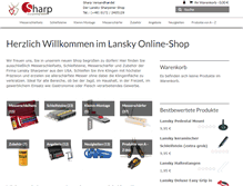 Tablet Screenshot of lansky-shop.de